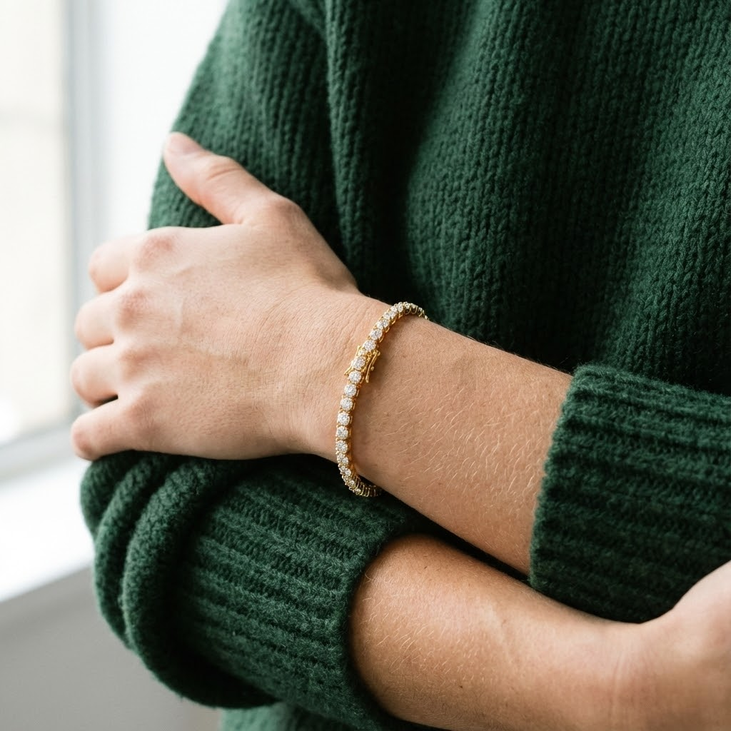 Estelle Tennisarmband - 18K Guld