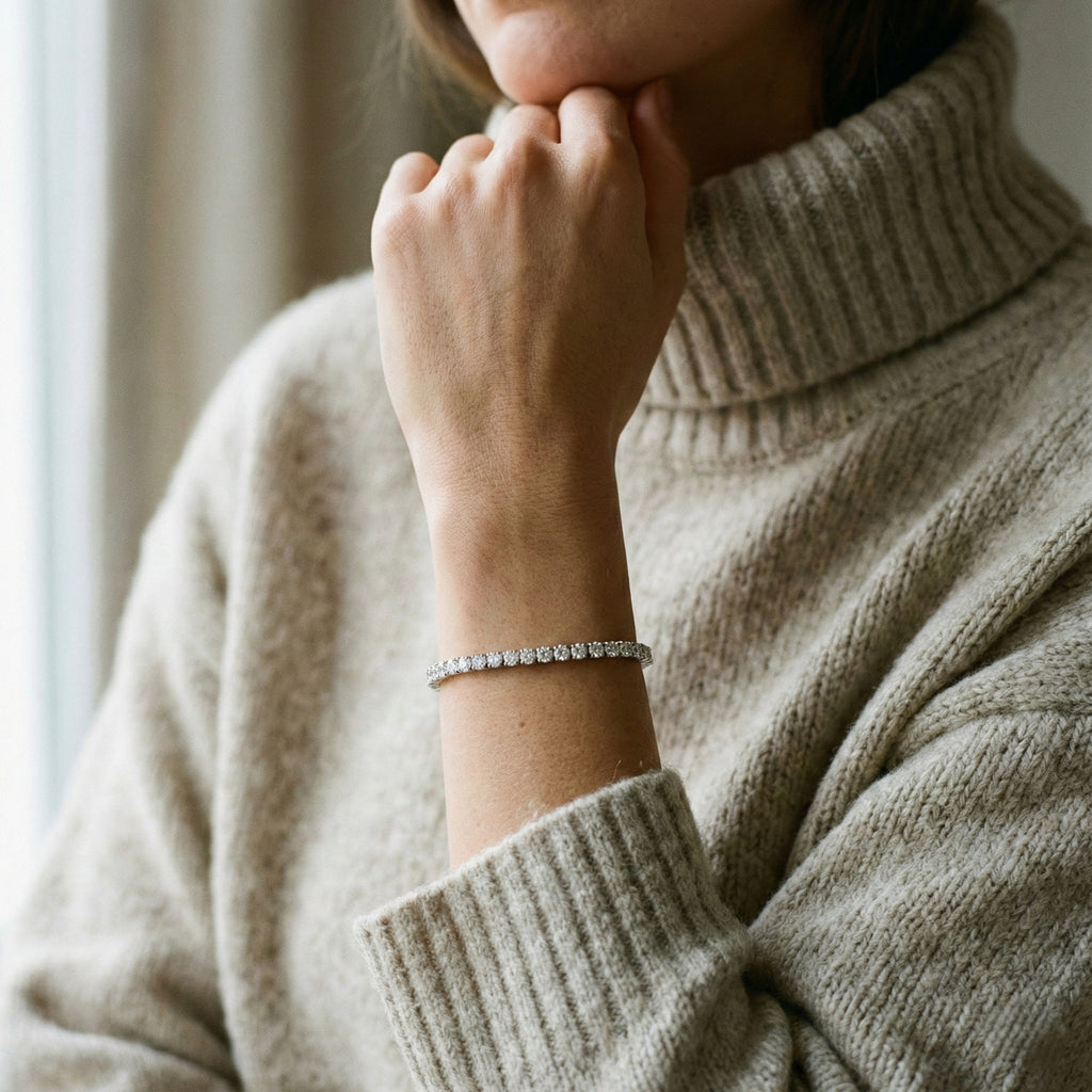 Estelle Tennisarmband - Silver