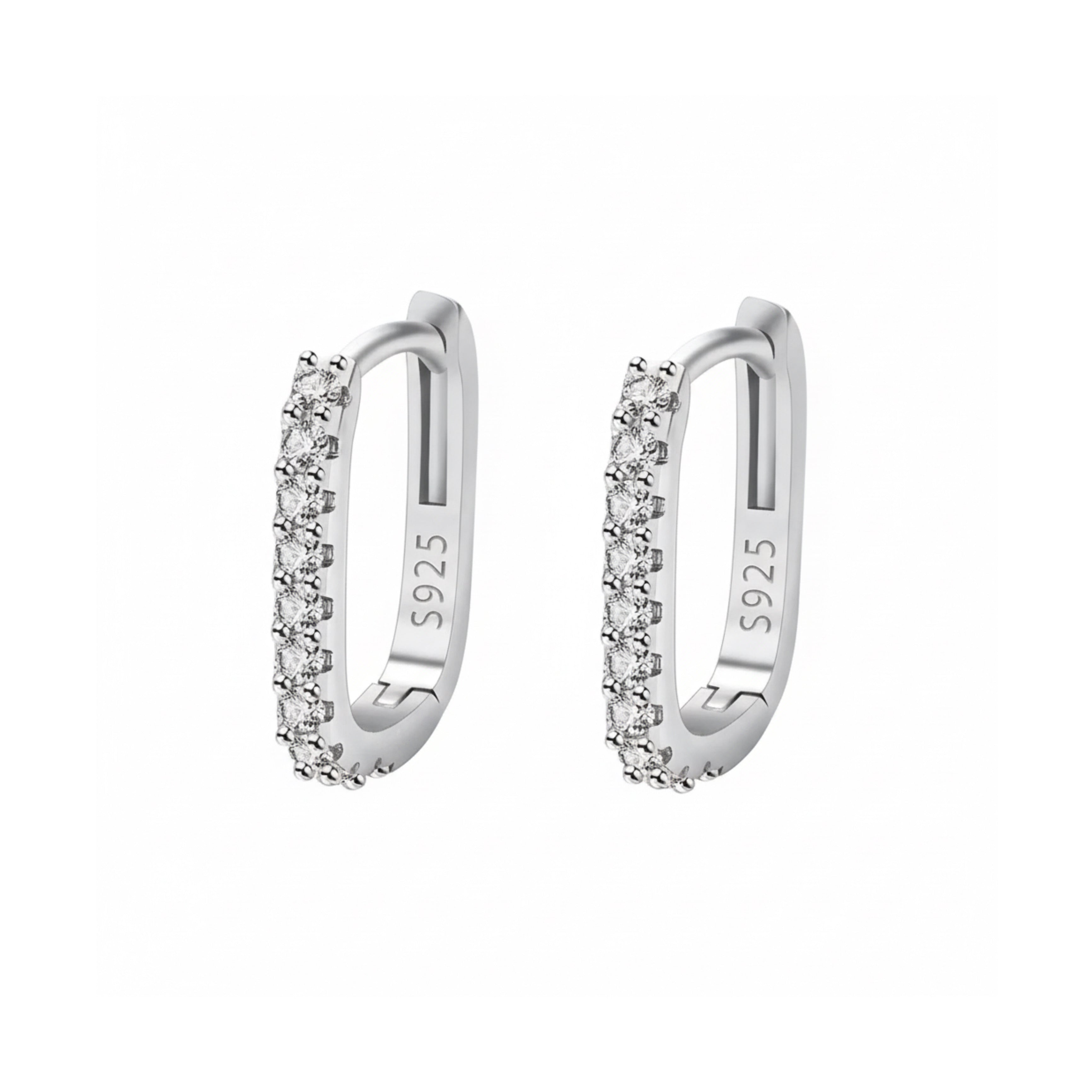 Leonore Circle Hoops - Silver