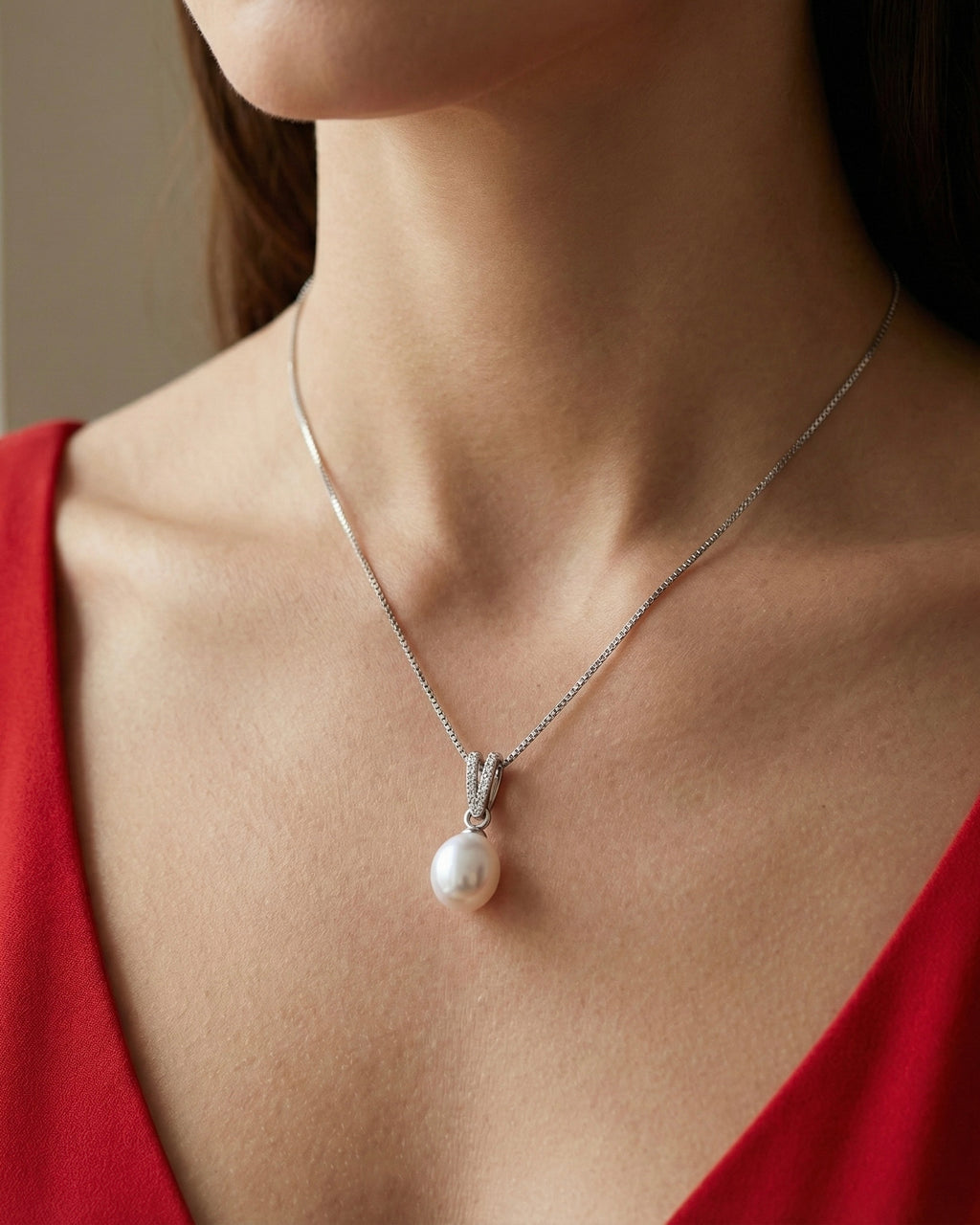 Bianca Shine Pearl Necklace