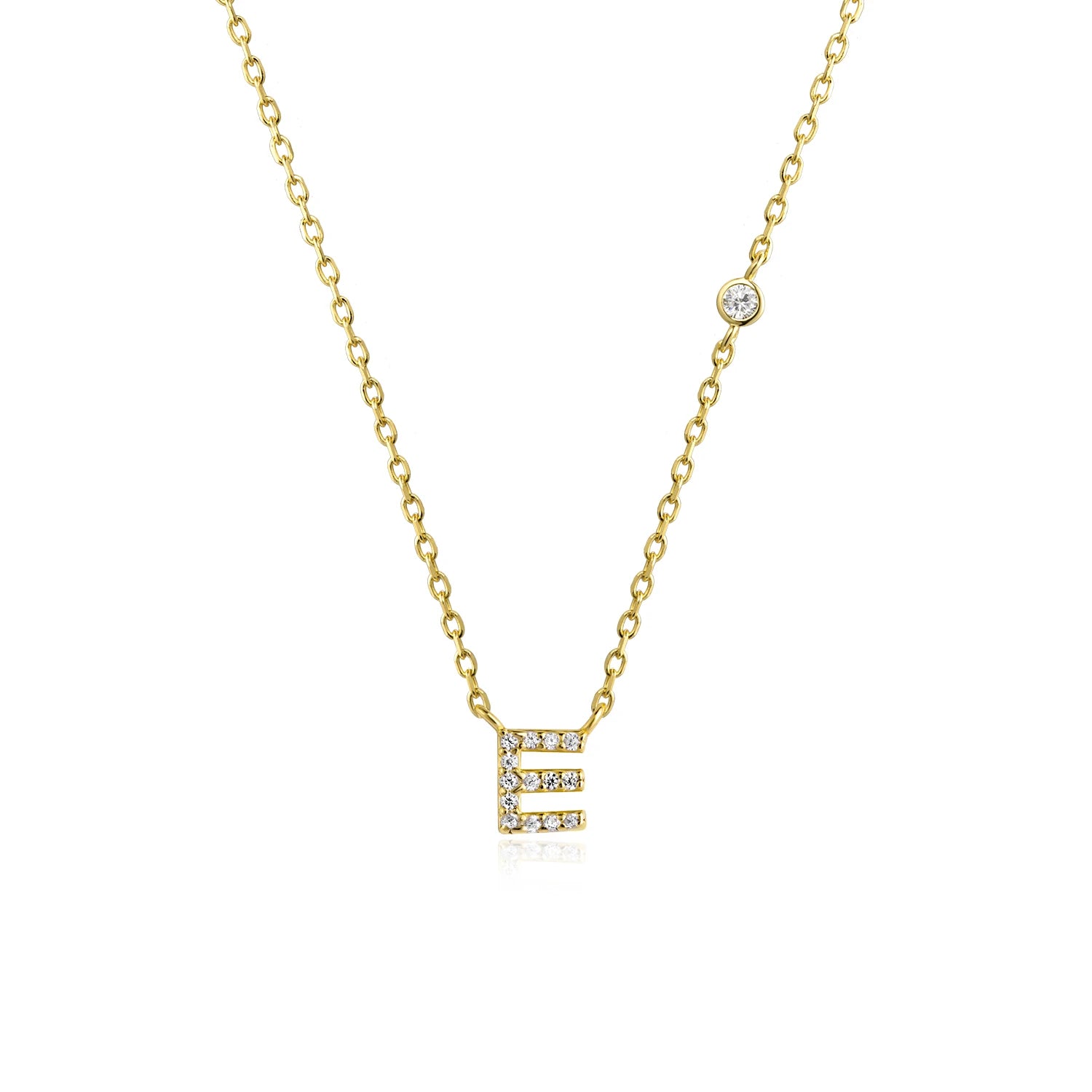 A-Z Letter halsband - Guld