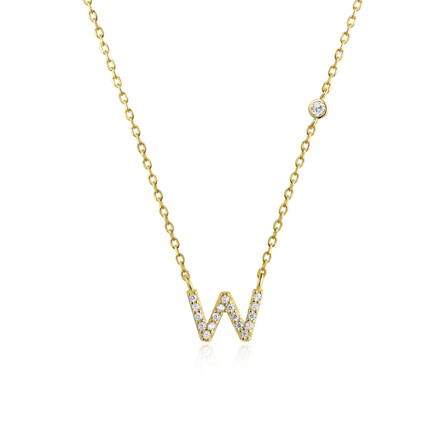 A-Z Letter halsband - Guld