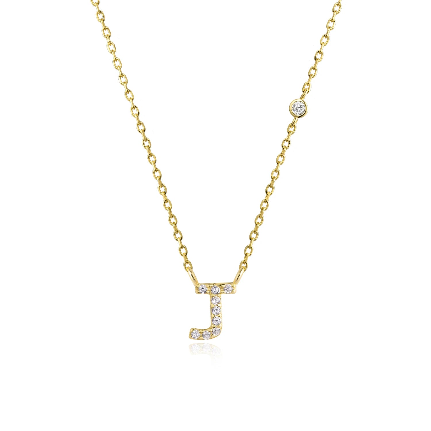 A-Z Letter halsband - Guld