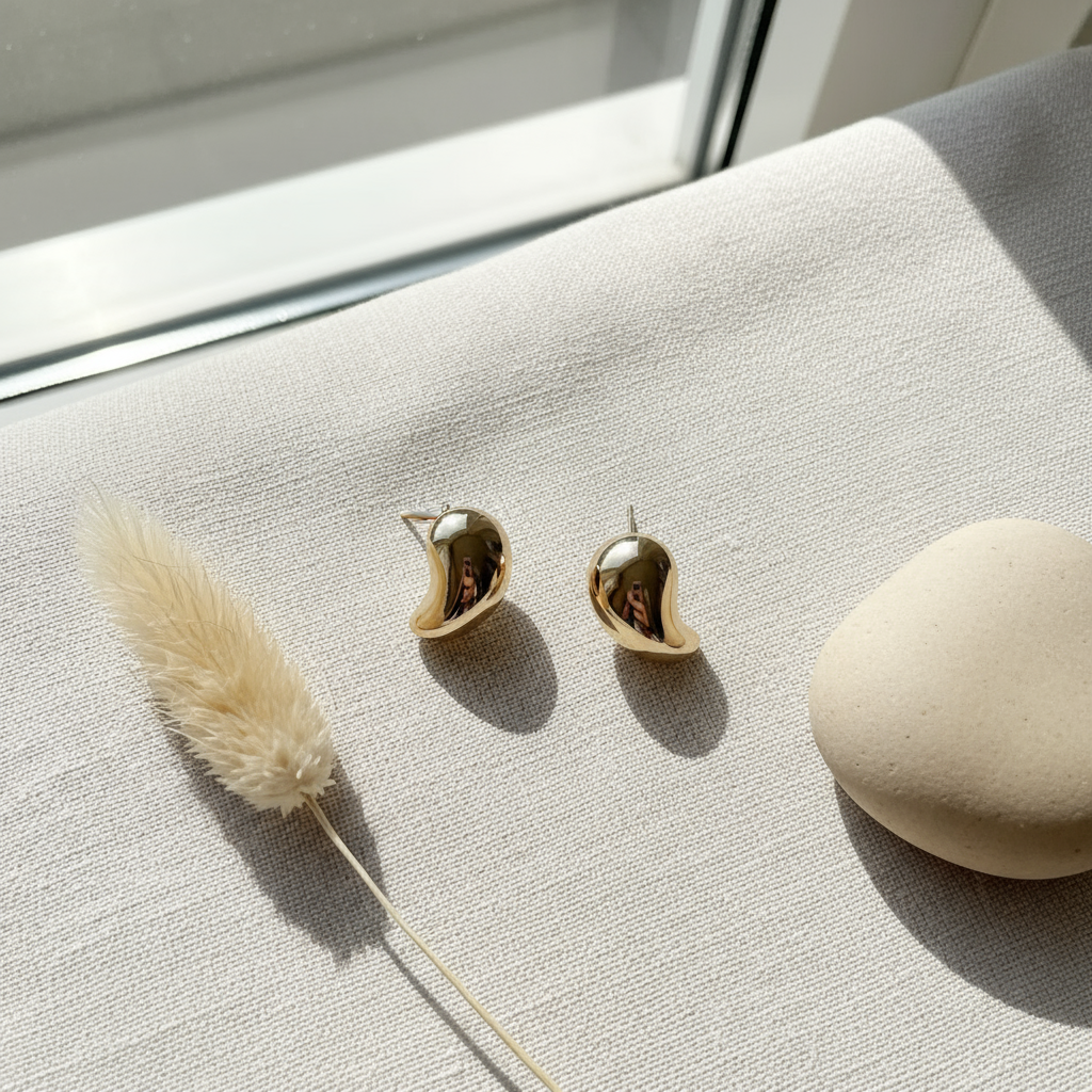 Courage Waterproof Paisley Earring - Corrected